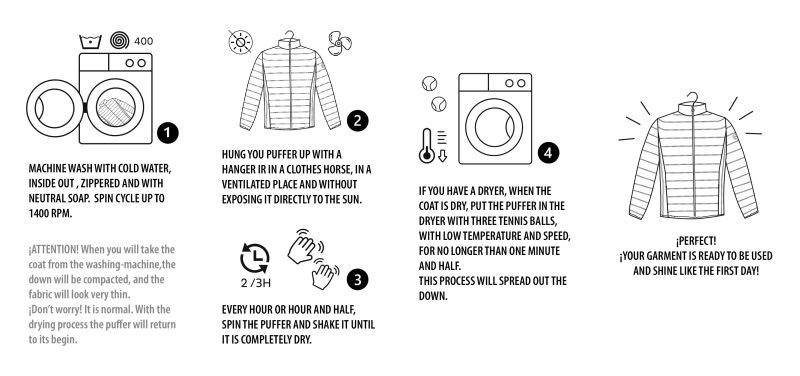 How to Wash Columbia Outerwear - Down Jacket Washing Instructions